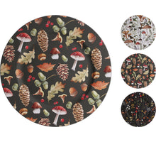 UNTERSETZER MELAMIN D33x1,5CM HERBSTMOTIV 3 SORTEN