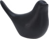 Vogel aus Polyresin, schwarz, 11 x 5 x 8 cm, 2 verschiedene Designs.