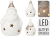 WEIHNACHTSMANN MIT GOLDSTERN 7,5X8,5X14CM LED 2ER-SET INKL. 2X LR44