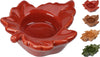 THEELICHTHOUDER ''MAPLE'' BLAD 9,5X8,2X3CM 4 ASSORTIE KLEUREN 
