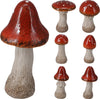 PADDENSTOEL POLYRESIN D7 H17CM 6 ASSORTIE