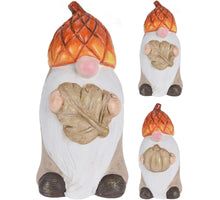 GNOME MET EIKELHOED TERRACOTTA 7,5X7X14CM 2 ASSORTIE