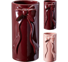 VAAS STRIK D8 H15CM 2 ASSORTIE KLEUREN ROZE/ROOD