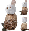 WINTER VOGEL POLYRESIN 13X11X17CM 2 ASSORTIE DESIGN