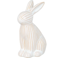 Hase aus Porzellan, 13 x 9 x 5,5 cm, cremefarben