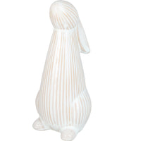 HÄSCHEN AUS PORZELLAN 22X9,2X9CM CREME 3ER-SET