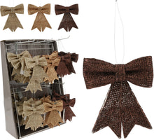 HANG DECO STRIK GLITTER 9X1X10,5CM 3 ASSORTIE