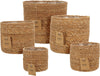 KORBSET SEEGRA S 5 STÜCK NATUR D20/12 H18/10cm