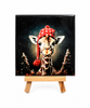 Tegeltje Giraffe - 10,5x10,5x0,5cm - keramiek