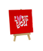 Tegeltje - Love you - 11x11cm