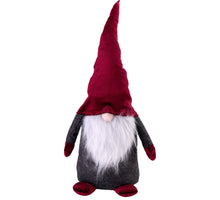 GNOME STAAND GRIJS/ROOD 27X14X55CM