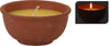 CITRONELLA KERZE IN TERRAKOTTA-GLAS D5.5 H5CM