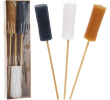 KAARS FAKKEL SET OF 3 MIX (KAARS D3.5 H10/30cm)