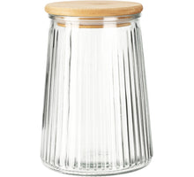 VOORRAADPOT GLAS 1000ML DEKSEL D11 H16CM HELDER