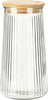 VORRATSDOSE GLAS 1400ML DECKEL D11 H21CM KLAR