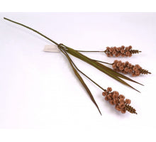 Grass flower spray brown 76cm