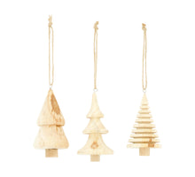 Tree mdf 5.5x5.5x9.5cm Mixed FSC 100% Natural