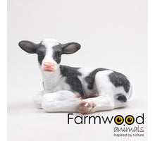 Kuhkalb liegend, 34 x 21 x 21,5 cm