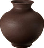 VAAS ''CROCK'' METAAL DONKERBRUIN D22,5 H23CM