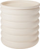 OPBERGTON ''CROCK'' METAAL OFFWHITE D33 H33,5CM