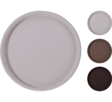 ONDERBORD ''CROCK'' METAAL D38,5 H2,5CM 3 ASSORTIE