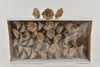 Comp Rosette 10cm mit Box (50 Stück) Weiß-gewaschen