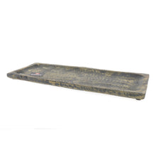 Holztablett 50x20cm Grau