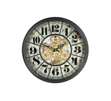 Clock Mtl Ø50cm Silver