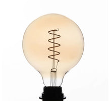 LED-Lampe, dimmbar, 4W, Ø12,5x17,5cm, Bernstein
