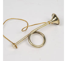 Hängende Trompete aus Messing 15cm