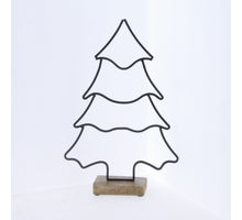 Baum Metall Schwarz H:34cm