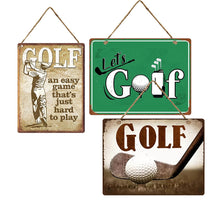 Wandaufhänger Metall Golf Mix/3 30x40cm
