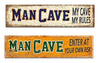 Wandaufhänger Metall Mancave Mix/2 80x20cm
