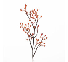 Hagebutten-Korallen-Spray L61cm Orange