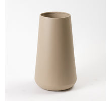 Vase Metall Taupe Textur Ø50x104cm
