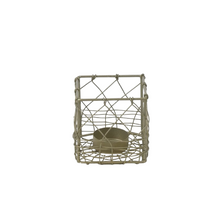 Teelichthalter Metall 8x8x8cm Gold