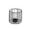 Teelichthalter Metall Ø9x9cm Schwarz