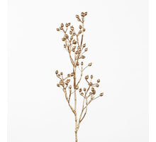 Hagebutten-Korallen-Spray L61cm Gold