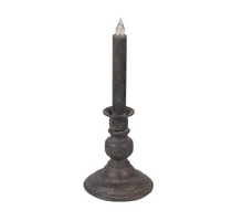Candleholder LED  Ø11x27,5cm Antique Black