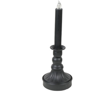 Candleholder LED  Ø9,5x28cm Black Matte