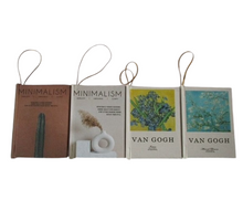 Bücherhänger 9,5x7cm Minimalismus/Van Gogh Mix