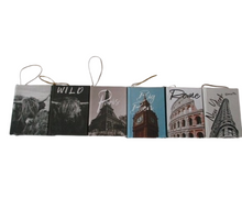 Bücherhänger 9,5x7cm Büffel/Stadt-Mix