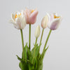 Real Touch Tulpenbund x5 L45cm Mix Lila