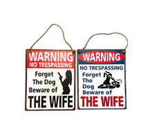 Wall Hanger Metal Warning Mix/2 30x40cm