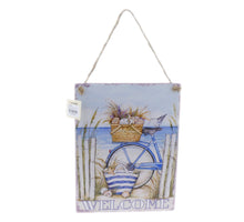 Wall Hanger Mtl Welcome 30x40cm