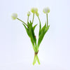 Real Touch Tulpe 'Pfingstrose' Bund x5 L43cm weiß