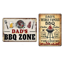 Wall Hanger Tin 30x40cm BBQ Mix/2