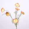 Papaver-Spray x6 L101cm pfirsich