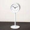 Clock Table 8x4x21cm White