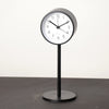 Clock Table 8x4x21cm Black